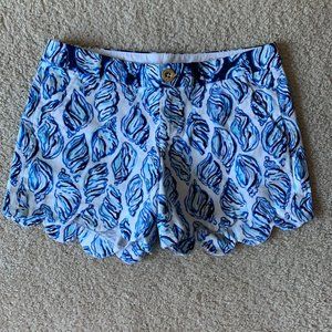 Lilly Pultizer Buttercup Stretch Short, Drop In, size 0 NWOT
